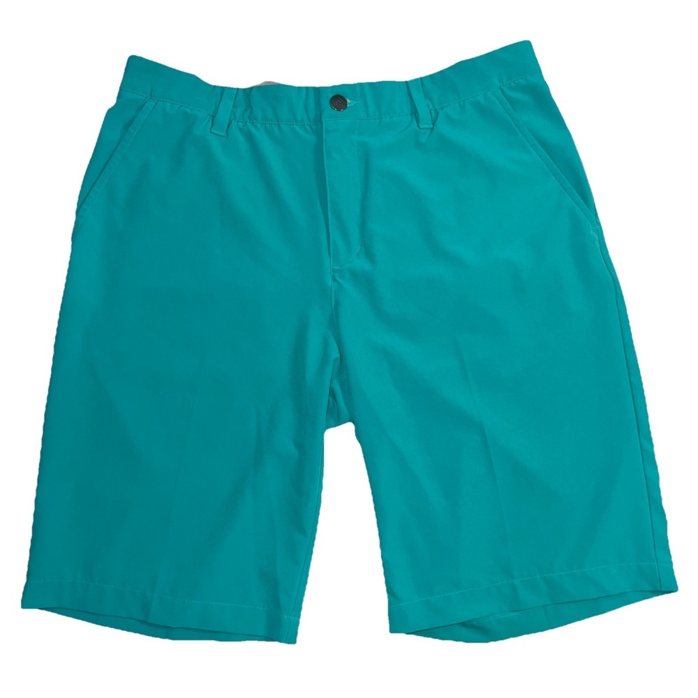 Under Armour Match Play 365 Golf Shorts Heat Gear Mens Size‎ 32 Turquoise Green